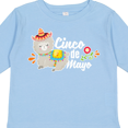 thumbnail image 4 of Inktastic Cinco De Mayo with Llama and Flower Boys or Girls Long Sleeve Toddler T-Shirt, 4 of 5