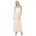 thumbnail image 3 of Women's Stretchy Flowy Maxi Skirt with Elastic Waistband for Comfort and Style, 3 of 5