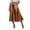 Coffee, variant on Skirts for Women High Waist Satin A-Line Midi Skirt, Elegant Solid Silk-Like Flowy Skirt with Pockets, for Work, Wedding Guest & Daily WearCoffee,M