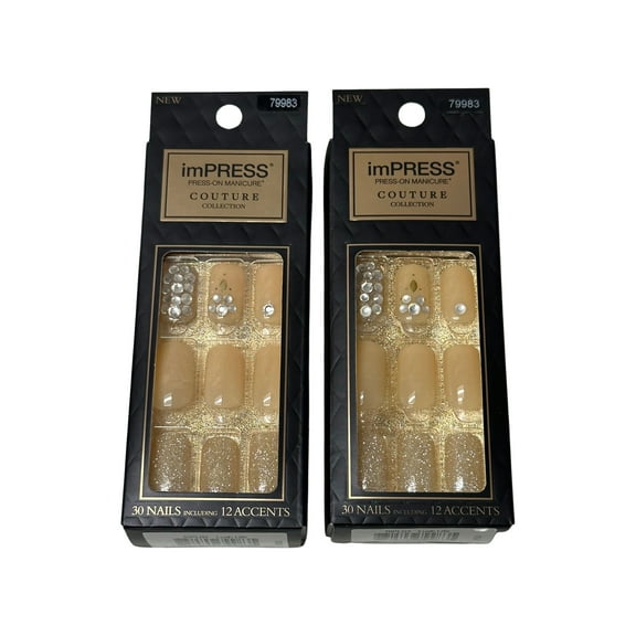 2 Pack - KISS imPRESS Press-on Manicure Couture Collection - Lush Life