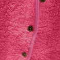 thumbnail image 4 of IMENGL Autumn Winter solid color lamb wool cotton vest pockets, Pink 3XL, Size M-5XL, 4 of 4