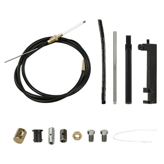 Black Lower Shift Cable Kit Fit for Mercruiser Alpha Gen One & Two 1 2 R MR MC