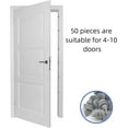 thumbnail image 4 of 50 Pcs Metal Door Silencer, Heavy Duty Rubber, Grey, 4 of 5