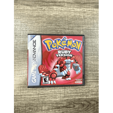 Pokemon Ruby Version Video Game with Case for Gameboy Advance Gba