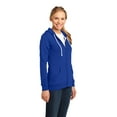 thumbnail image 4 of District Women's Juniors Core Fleece Full Zip Hoodie, 4 of 5