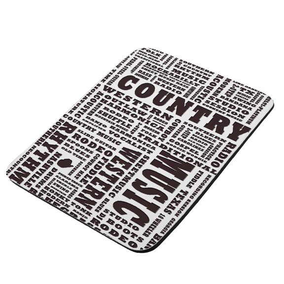 Country Music - KuzmarK Mousepad / Hot Pad / Trivet