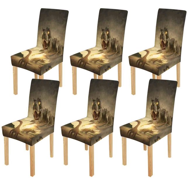 Funda protectora para silla de dinosaurio ABPHQTO World juego de 6