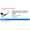 thumbnail image 2 of Washer Fluid Level Sensor Connector - Compatible with 1986 - 1987 Buick LeSabre, 2 of 2
