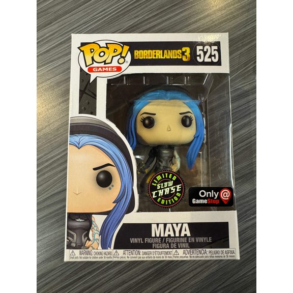 Collectible Funko POP! Games: Borderlands 3 - Maya (GiTD)(CHASE)(GameStop)(Damaged Box) #525