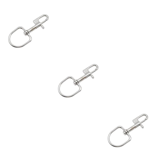 Naiovety Perno de acero inoxidable Gancho a presión Flexible Giratorio Buceo Ganchos submarinos Accesorios BCD 110 MM Gancho único Gancho simple de 110 mm 3piezas Naiovety CBP188659