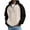 Beige, variant on Men's Heavyweight Waffle Hoodie - Two-tone Trendy Long Sleeve Drawstring Hooded Sweatshirt With Pocket, Army Green, L