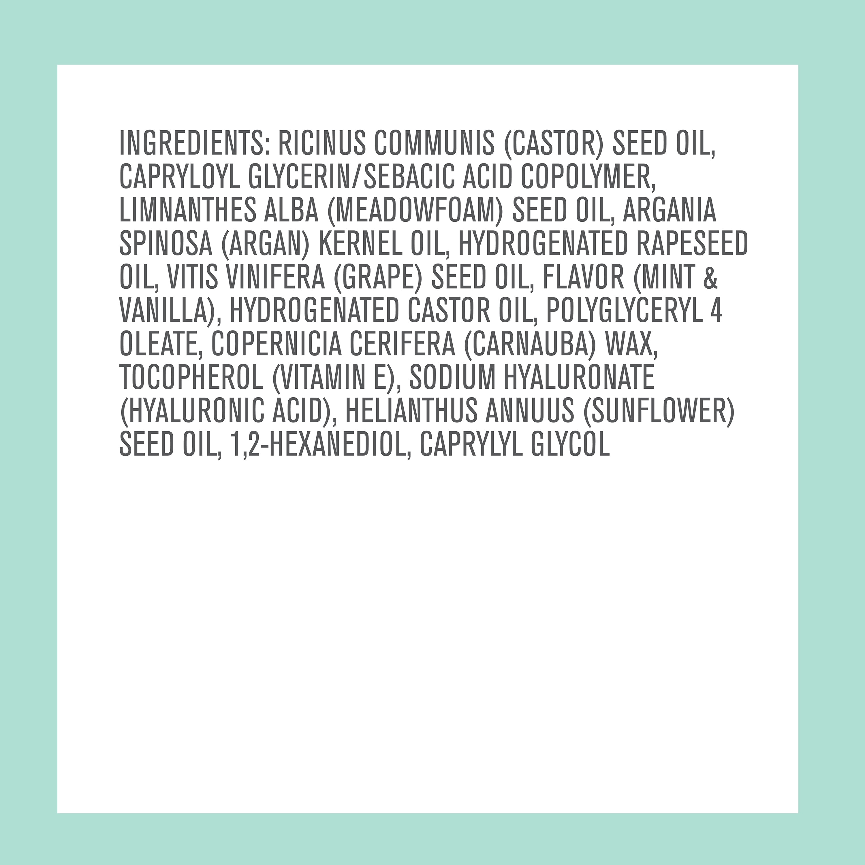 By Nature Nourishing Vanilla Mint Vitamin E Lip Oil for Hydration