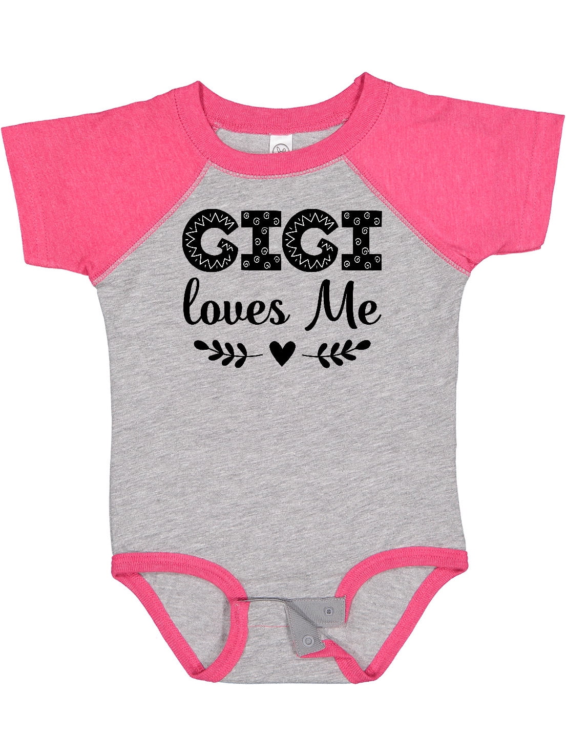 NEW Baby Girls 3-6 Months Bodysuit Creeper Outfit Infant 1 Piece Grandma Pink 