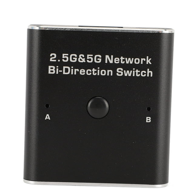 2.5G 5G Bidirection Switch, 2 Port RJ45 1 in 2 Out 2.5G 5G Switch Physical Isolation for Computer