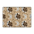 thumbnail image 7 of Area Rugs For Living Room Decor - Bohemian Cartoon Snake Moon Eyes Soft Anti Slip Throw Washable Rugs 5x7 For Bedroom, Indoor Carpet For Bedroom Living Room 80x58In, 7 of 7