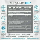 Relaxium Sleep Support Formula with Ashwagandha & GABA (60 Capsules ...