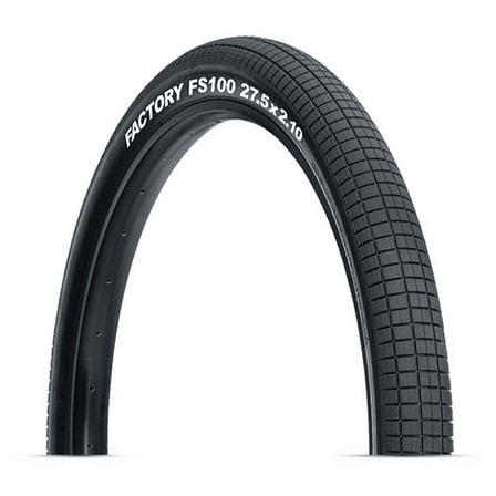 Tioga FS100 27.5x2.1 Wire Bk/Blk Clincher Tire MTB Gravel Reflective No. ISO 584