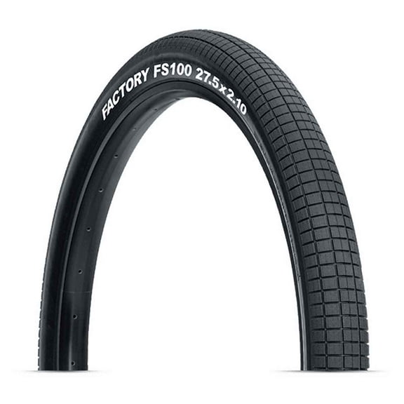 Tioga FS100 27.5x2.1 Wire Bk/Blk Clincher Tire MTB Gravel Reflective No. ISO 584
