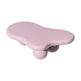 thumbnail image 5 of Cloud Shaped Coffee Table, Pink Modern Low Coffee Table with 3 Ball Legs, 40 Inch Unique Accent Table for Living Room, 5 of 7