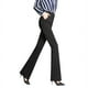 thumbnail image 2 of Pantalones acampanados micro Pantalones acampanados de talla grande Pantalones Pantalones Pantalones de mujer Pantalones de trabajo rectos de cintura alta Pantalones de mujer, 2 of 4