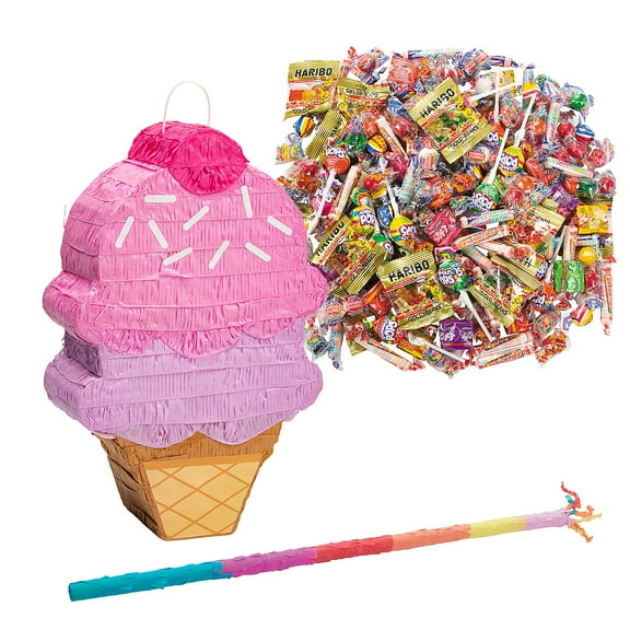Fun Express Ice Cream Piñata Kit 208 Pieces