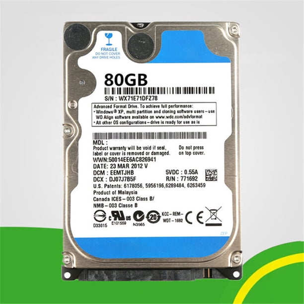PC Hard Drive HDD 5400rpm Cache SATA 2.5