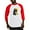 Red/White, variant on CafePress - C Blk Sunflower Baseball Jersey - Cotton Baseball Jersey, 3/4 Raglan Sleeve Shirt