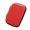 Red, variant on Mini Rectangle Earbuds Case 2 Pack - Portable Hard‑shell Electronic Zipper Case - Carrying Storage Pouch for Earphone, Ear Bud, Adapter, Cable, Charger, Digital Accessories Black
