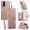 Pink, variant on For Samsung Galaxy A37 5G 6.7-inch Heart Buckle Wallet Case With Multi-Card Slots Zipper Pocket Detachable Wrist Strap,Shockproof Phone Case,Black,For Galaxy A37 5G