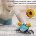 thumbnail image 4 of Animal Crawling Toy Children USB Recargable Inducción Electrónica Música educativa Playa Evite automáticamente Obstáculos Gift Blue Inevent FN001426-01B, 4 of 6