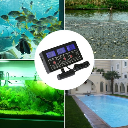 New Professional 7 in 1 Multi-parameter Water Testing Meter Digital LCD Multi-function Water Quality Monitor ORP / pH / RH / EC / CF / (PPM) / TEMP Multiparameter Water Quality