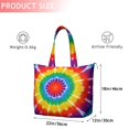 thumbnail image 4 of Rainbow Tie Dye Mandala Travel Tote Bags for Women Carry On,Large Weekender Bags for Women Travel,Multi Functional Duffle Bag for Work,Shopping,Sports, 4 of 5