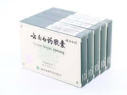 5 Boxes of Yunnan Baiyao Capsules, 16 caps x 5 (80 capsules)