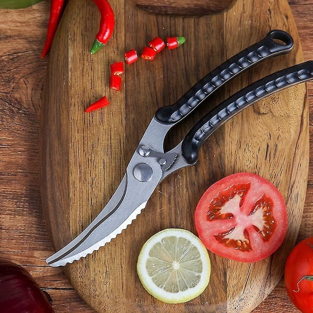 Tijeras De Cocina, Tijeras Para Aves, Tijeras De Cocina De Acero Inoxidable, Tijeras De Cocina Con Mango Antideslizante, Para Cortar Pollo, Huesos, Pescado, Carne ShuxiuWang 8390614747807