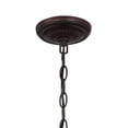 thumbnail image 6 of Robert Louis Tiffany Bronze Pendant Chandelier 20" Wide Rustic Peacock Stained Art Glass 3-Light Fixture for Dining Room House Kitchen Island Entryway, 6 of 9