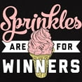 thumbnail image 3 of CafePress - Sprinkles Are For Winners Women's Classic T Shirt - Women's Traditional Fit Dark T-Shirt, 3 of 4