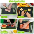 thumbnail image 2 of Belanttega 4-In-1 Cutting Board With Handle Chopping Large Meat Butcher Knife Sharpener Garlic Grater Quickly Defrost Meat For Kitchen Food Prep Boards For Meat, Vegetables, And Fruits, 2 of 7