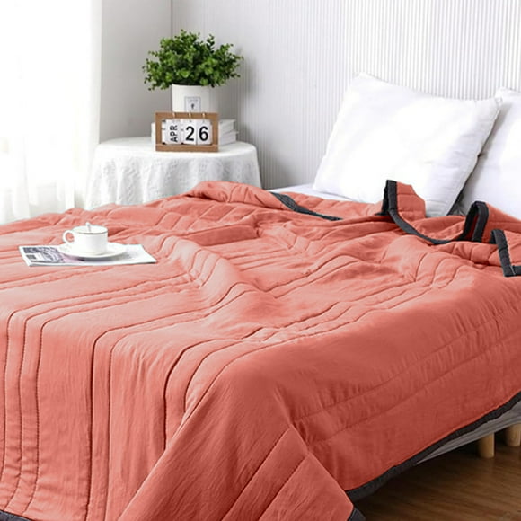 ABPWLY Summer Cooler Quilt for Hot Sleepers and Night Sweats Cooler Comforter Double Sided Cold Effect Blanket Cooler Fiber Ice Blanket for All-Season Lightweight Clearance Throw Canada Days