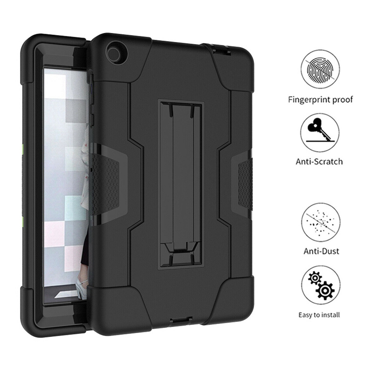 Navitech Black Hard Protective EVA Case For SIMPLORI Android 11 10 Inch  Tablet