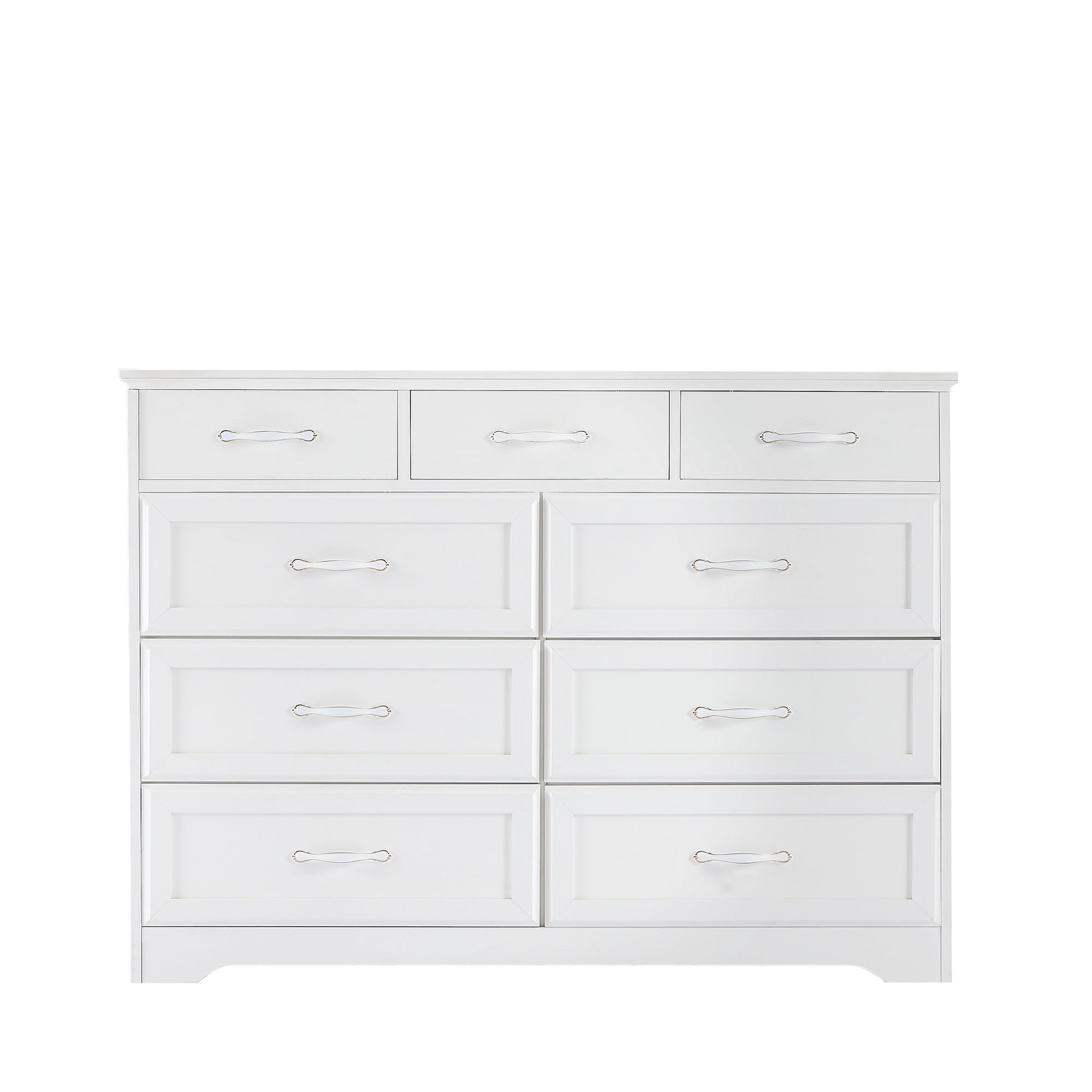 Spaco Dresser for Bedroom 9 Drawers Dresser Chest of Drawer Bedroom Furniture, White Dresser Spaco Dresser for Bedroom 9 Drawers Dresser Chest of Drawer Bedroom Furniture, White Dresser