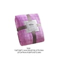 thumbnail image 3 of Cozy Plaid Flannel Blanket for Couch, Lap & Travel - Soft Polyester Throw for Adults & Kids, 3 of 7
