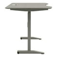 thumbnail image 4 of Furniture of America Glenda Metal Adjustable Long Standing Desk in Gray, 4 of 13