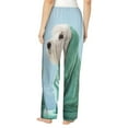 thumbnail image 3 of Picia Dog Wrapped in Towel Womens Soft Woven Cotton Elastic Waistband Sleep Pajama Pant Lounge Sleep Pant With Pockets And Drawstring-Large, 3 of 9