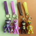 thumbnail image 4 of 1pc Cartoon Anime Keychain, Variant Animal Bag Accessory Car Keychain For Men, 4 of 4