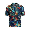 thumbnail image 1 of Nouvelle Mode Chemise Hawaïenne pour Homme Décontractée Imprimée Colorée Plage Ample Aloha Manches Courtes Grande Taille 5TG, 1 of 5