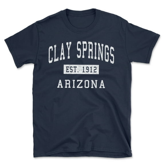 Clay Springs Arizona Classic Established Men's Cotton T-Shirt