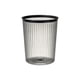 thumbnail image 1 of Inteprter Cubo de basura con forma de raya, cubo de basura, cubos de basura, anillo de presión, gran capacidad para el hogar, oficina, baño, Suministros de limpieza para el hogar Negro S, 1 of 6