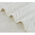 thumbnail image 4 of Chezmoi Collection Linden 3-Piece Floral Leaves Reversible Cotton Quilt Set, 4 of 8