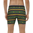 thumbnail image 4 of Xecao Carnival Mardi Gras Print Boxer Briefs for Men's Stretch Moisture-Wicking Underwear, Mid-Rise Classics breathable fabric, 4 of 7