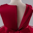 thumbnail image 6 of JAJAHO Flower Girl Dress For Wedding Tutu Tiered Dresses Floral Embroidered Sleeveless Mesh Layered Bow Maxi Ball Gown Birthday Formal Party Wear 4-14Y, 6 of 8